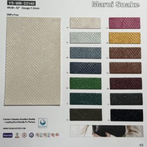 YS-WB-22140 – Water-Based PU Leather – YISUN Leather