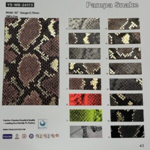 YS-WB-24173 – Water-Based PU Leather – YISUN Leather
