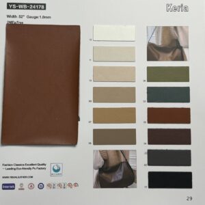 YS-WB-24178 – Water-Based PU Leather – YISUN Leather