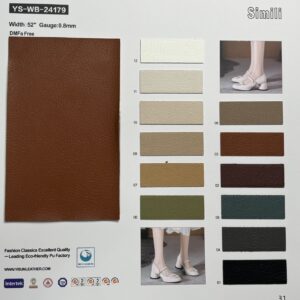YS-WB-24179 – Water-Based PU Leather – YISUN Leather