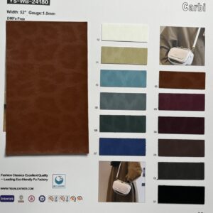 YS-WB-24180 – Water-Based PU Leather – YISUN Leather