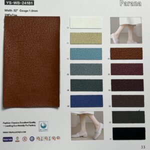 YS-WB-24181 – Water-Based PU Leather – YISUN Leather