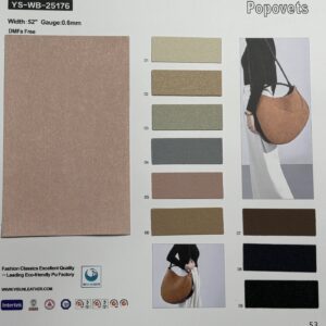 YS-WB-25176 – Water-Based PU Leather – YISUN Leather