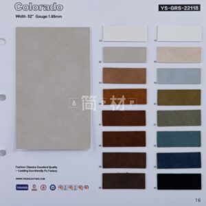 YS-GRS-22118 – GRS Recycled PU Leather – YISUN Leather